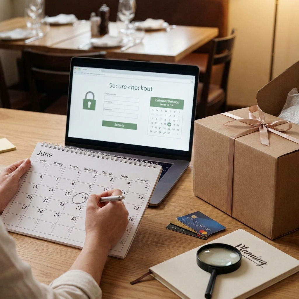 Father’s Day 2026 planning: shipping timelines, reservation tips, and scam-proof gift buying (two weeks out)