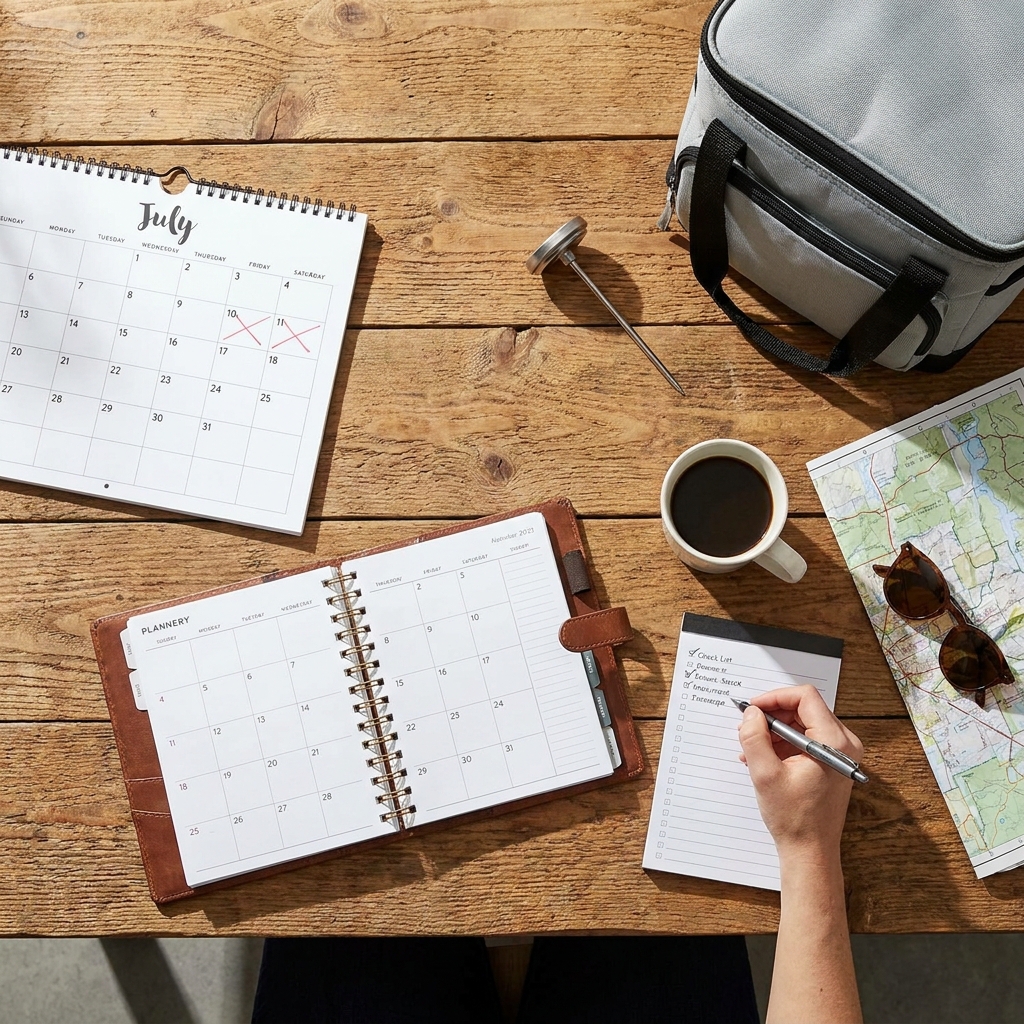 Fourth of July week (one week out): a weekend checklist for travel, observed holiday closures, and cookout food safety