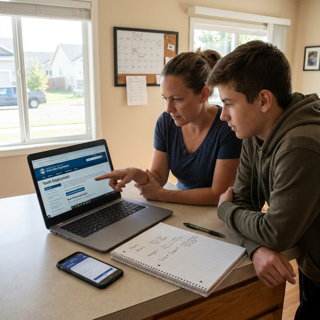 Summer jobs and teen employment: what parents should know about work permits, hours, and safe paycheck setup (verification-first)
