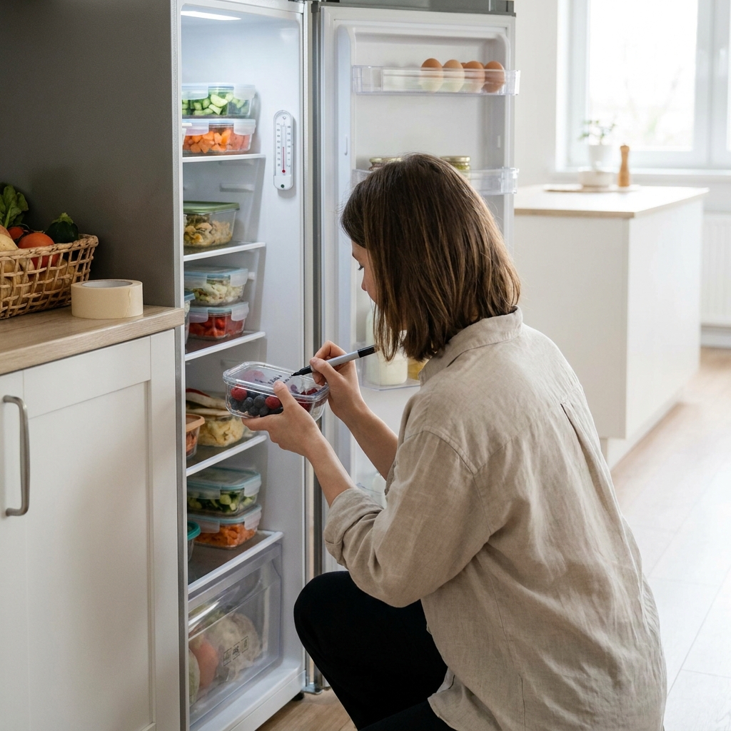 End-of-weekend kitchen reset: safe meal prep storage times, fridge organization, and how to use official food-safety guidance