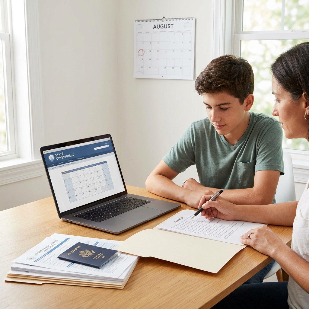 DMV back-to-school and late-summer checklist: learner’s permits, Real ID, appointments, and what documents families typically need (state-by-state verification)