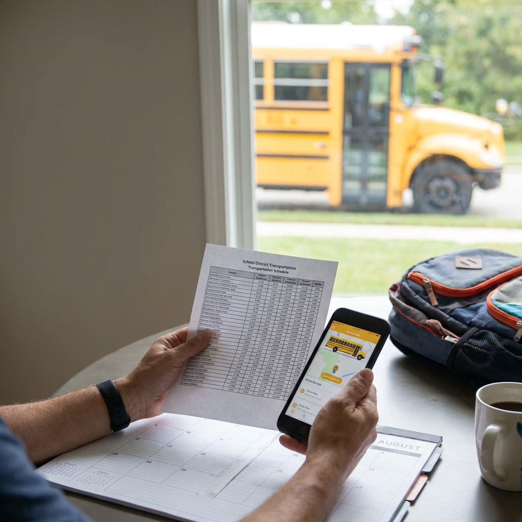 How to get ready for back-to-school transportation changes: school bus rules, district alerts, and safe drop-off/pick-up routines